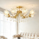 Muting all-copper light French living room main lamp 2026 new style