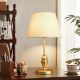 American all-copper bedroom bedside living room table lamp