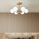 Muting all-copper French-American dining room master bedroom chandelier