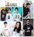 Áo thun nam màu trơn, ngắn tay, rộng, mập, rộng, màu trắng - Áo phông ngắn Áo phông ngắn