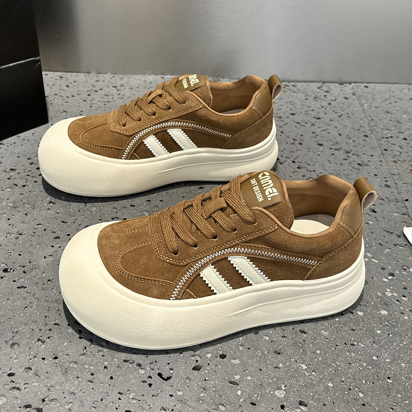 复古厚底板鞋女2025新款爆款秋季鞋子超火巨好看百搭丑萌大头单鞋,淘宝优惠券,粉丝福利购,淘宝优惠卷