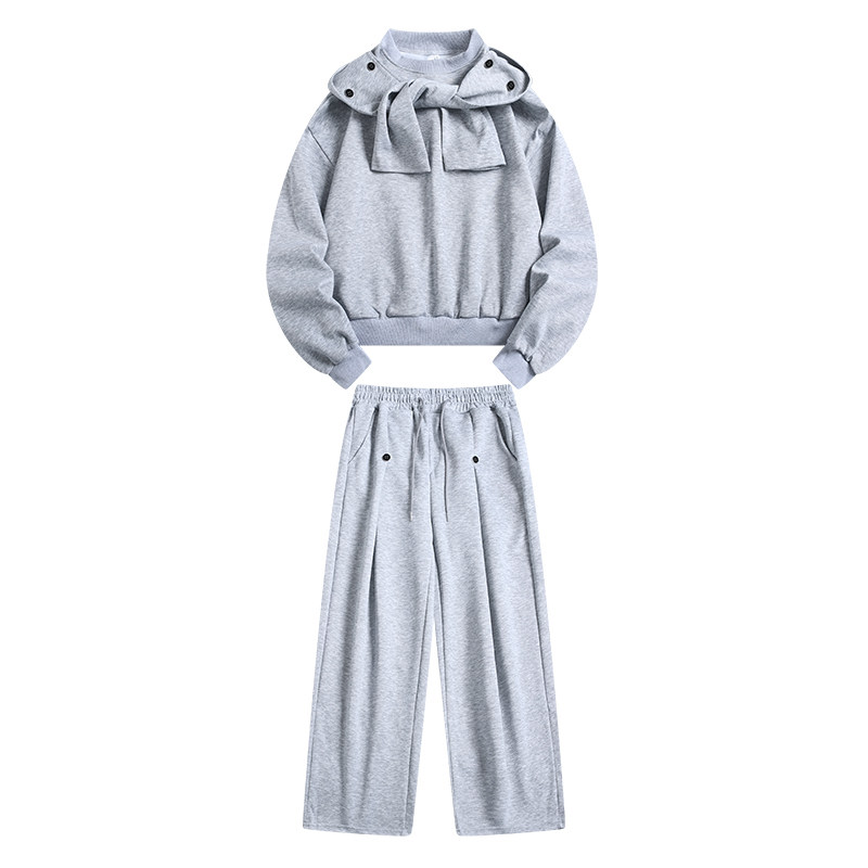 BOYUE帛跃韩版披肩休闲运动卫衣套装男可拆卸连帽设计感时尚长裤,淘宝优惠券,粉丝福利购,淘宝优惠卷