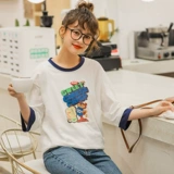 Кручное вскармливание из модного весны и осени Pure Cotton Summer Hot Mother Style послеродовой беременные женщины носят модную материнскую одежду