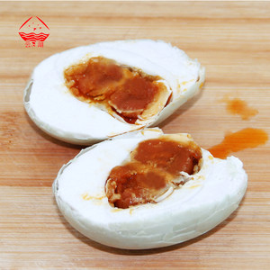 云湖/驿宝 厂家直销高邮特产8只装双黄咸鸭蛋红心流油熟真空礼盒