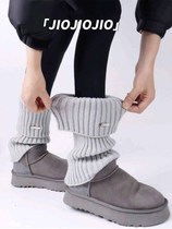 The collection of beauty ~ silver gray winter heaps of socks wearing a really too senior too with a cold tone advanced sensation