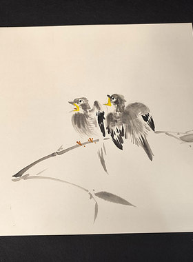 青年画家唐子杰老师手绘国画