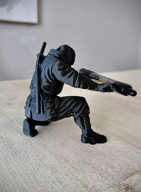 有艺术感的摆件3d打印手办笔架文具收纳笔筒个性创意桌搭装饰客厅