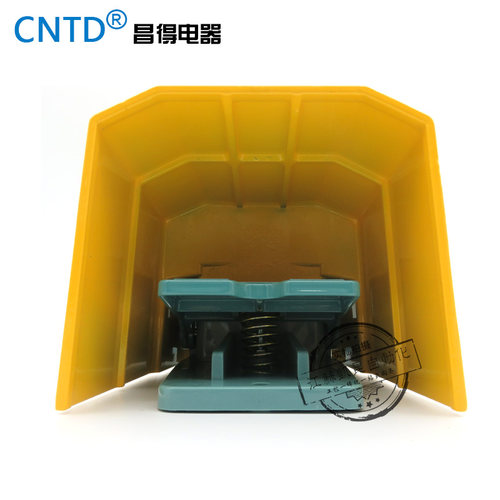 昌得带盖板脚踏开关脚踩式CFS-502铝壳自复位一开一闭15A TFS-502 - 图0