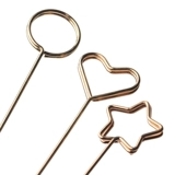 Десяти -летящий старый магазин 16 цветовой букет карта карта Клип Клип Золотая Золотая Металлическая штекер -В IN Flower Pugure Pole Clork Puckaging Materal Card Clip Fangy Flower Art Material