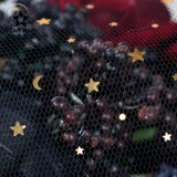 Черно -белая сетка с горячим золотым упаковочным материалом