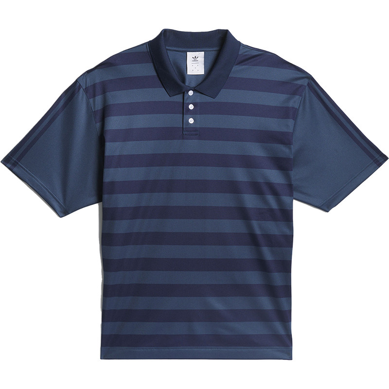 Adidas/阿迪达斯正品POP TRADING男女舒适运动条纹POLO衫IX1976,淘宝优惠券,粉丝福利购,淘宝优惠卷