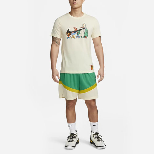 Nike/耐克正品夏季休闲圆领男子运动短袖T恤FD0068-113 - 图1