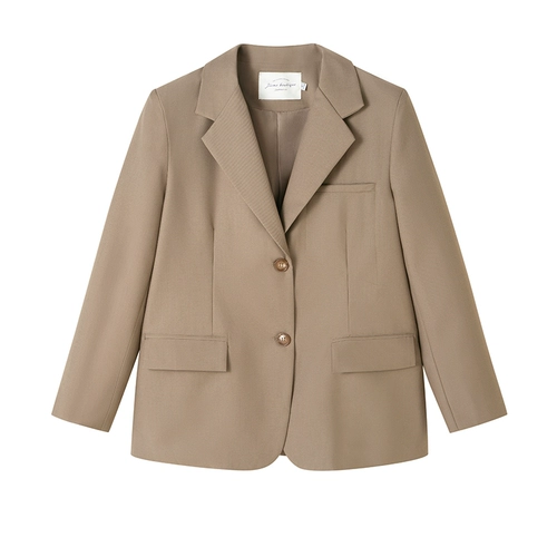 Демисезонный пиджак классического кроя для отдыха, в корейском стиле, подходит для подростков, изысканный стиль