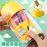 Акварель, детские мелки, кисть для школьников, комплект для детского сада, художественные полупрозрачные цветные карандаши для раннего возраста, можно стирать, 24 цветов, 36 цветов, 12 цветов