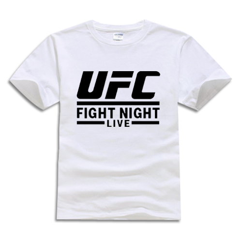 UFC短袖T恤衣服综合格斗MMA半袖散打跆拳拳击搏击宽松夏纯棉-图0