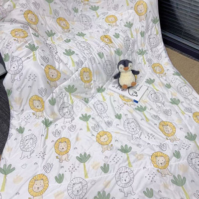 夏凉被儿童空调被幼儿园午睡婴儿薄款被子柔软可机洗单人凉感夏被