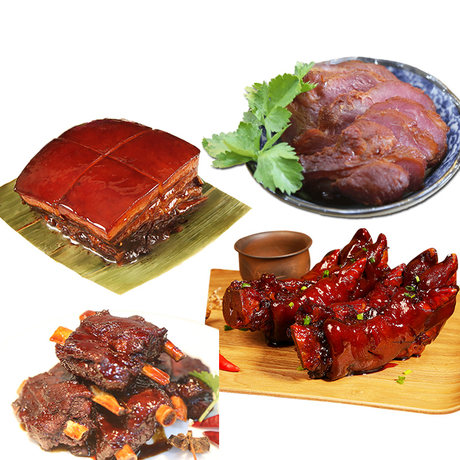 周庄特产套餐东坡肉扣肉醇香肉排酱排骨酱牛肉真空包装