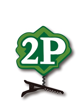 原神游戏蓝色1P房主绿色2P、3P、4P其他玩家标识定制发夹文字头饰