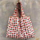 Lightweight cartoon handbag foldable storage environmentally friendly bag