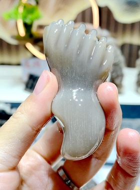 天然牛角刮痧板拨筋棒按摩棒面部