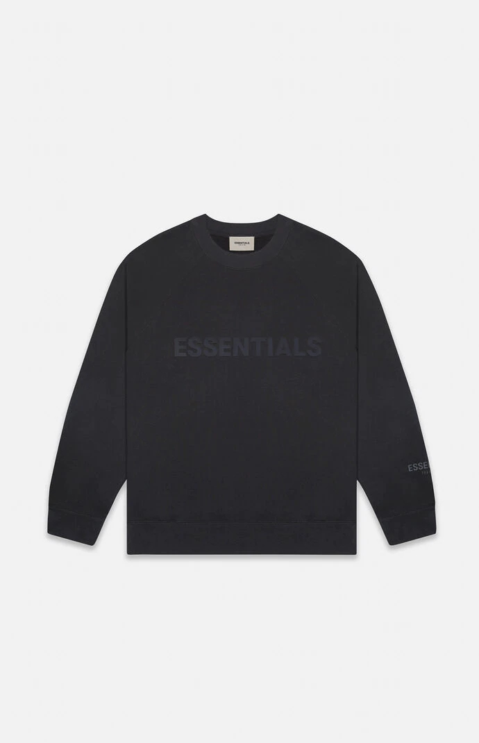 FEAR OF GOD FOG ESSENTIALS 复线胸前字母印花男女潮流套头卫衣 - 图1