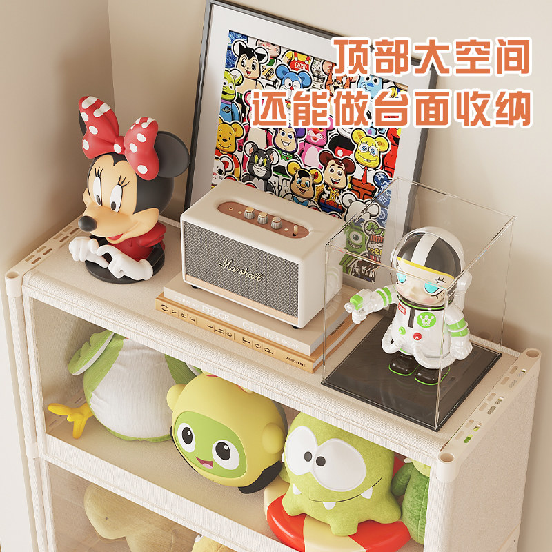 手办玩具展示架透明可视防尘收纳置物架宿舍好物落地租房神器柜子,淘宝优惠券,粉丝福利购,淘宝优惠卷