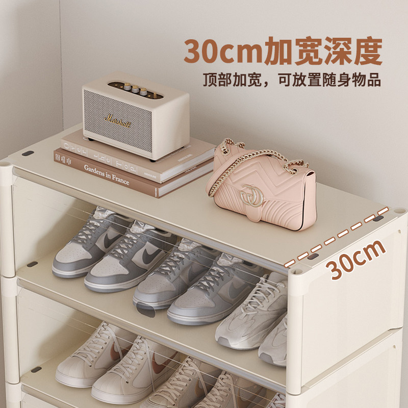 鞋盒透明收纳神器简易鞋架家用室内好看多层鞋子收纳架2025新款,淘宝优惠券,粉丝福利购,淘宝优惠卷