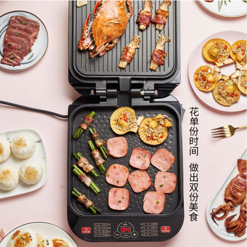 利仁电饼档家用双面加热深电饼铛 佑和电器电饼铛/可丽饼机/薄饼机