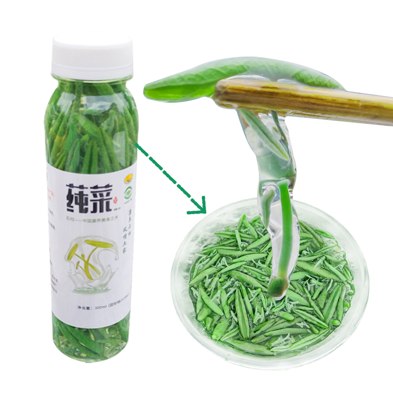 辛丫头石柱新鲜莼菜非苏州太湖西湖纯菜M级马蹄菜叶芽马蹄菜320克 - 图3