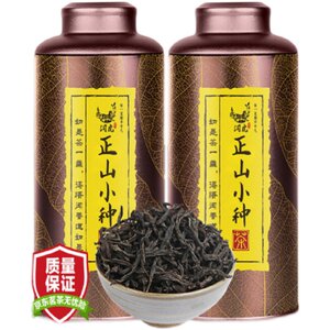 润虎茶叶 正山小种武夷红茶礼盒装一级如是系列500g(250g*2罐)