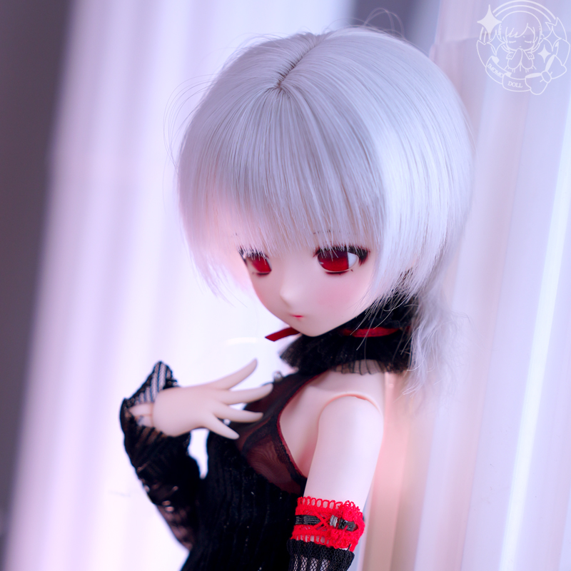 现货 Imomodoll四分MIE素头咪咪兔妹肉肉兔胶皮原创娃娃MJD BJD-图2