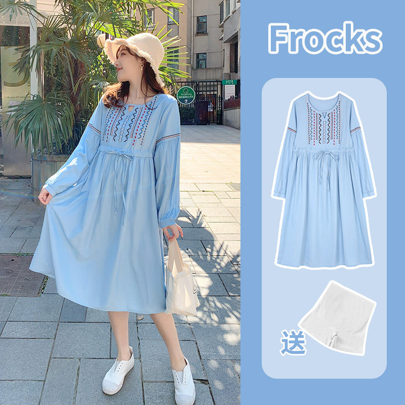 孕妇秋季可调节孕妇装2020连衣裙 资兰连衣裙