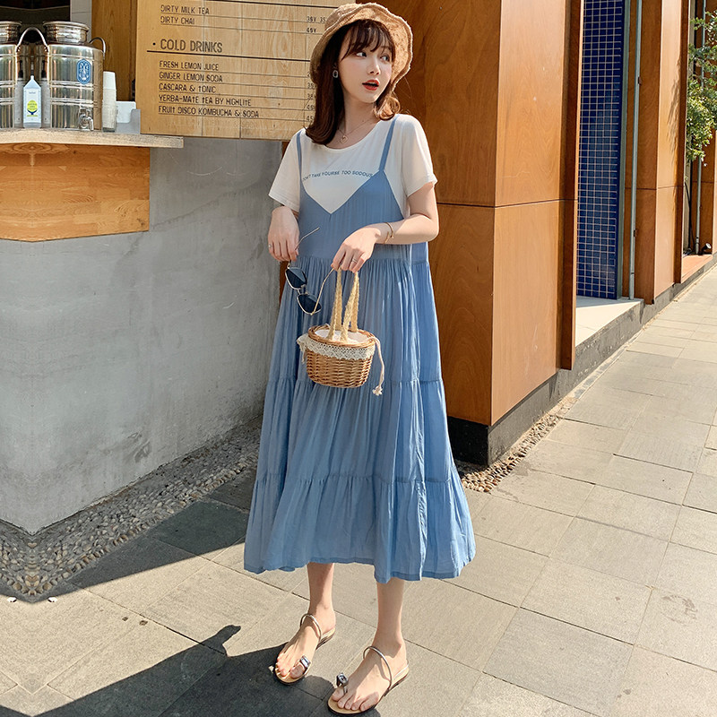 夏季仙超仙孕妇装 资兰连衣裙