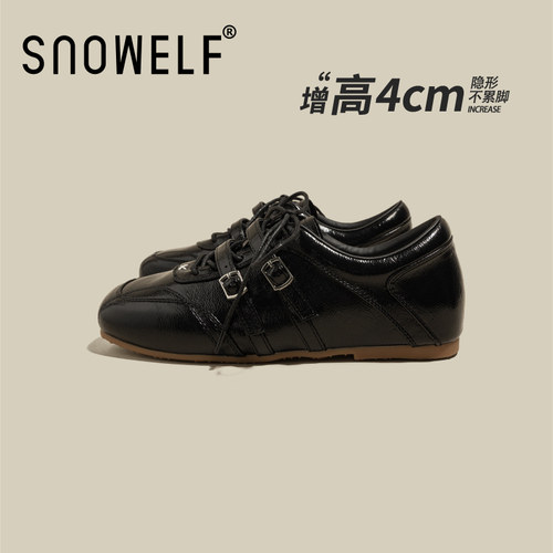 真皮玛丽珍单鞋女2026新款春季厚底鞋子内增高女鞋百搭黑色小皮鞋 - 图2