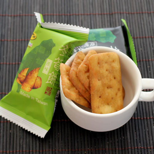 台湾冬笋饼原味香菇牛蒡冬荀饼口袋饼干零食小吃12小包装 - 图1