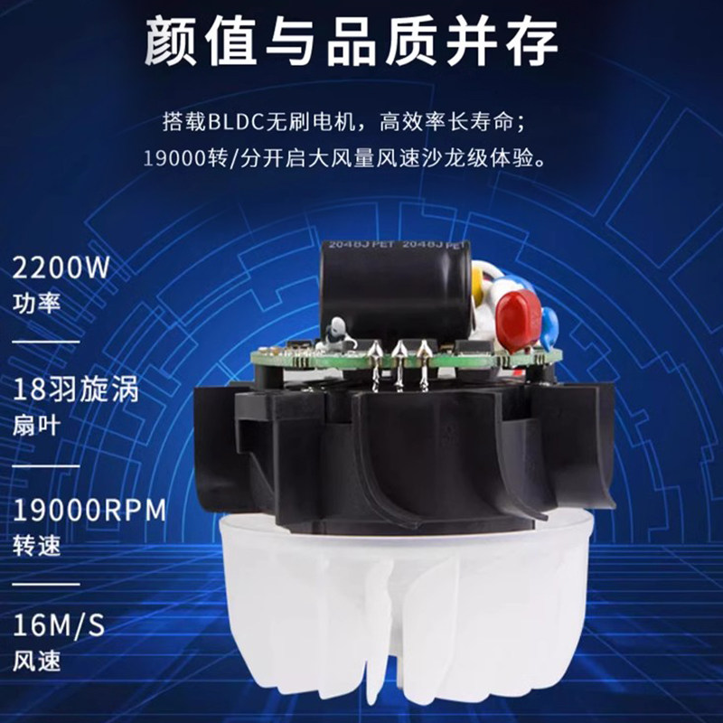 超霸无刷吹风机理发店专用大功率家用速干风筒负离子护发电吹风机,淘宝优惠券,粉丝福利购,淘宝优惠卷