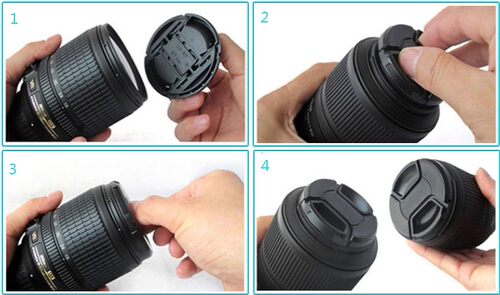 富士XE1 XE2 XT1 XA1 XA2 XT10 XM1微单相机镜头盖1650 58mm专用 - 图1