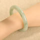 Xinjiang jade bracelet natural emerald color floating flowers for women