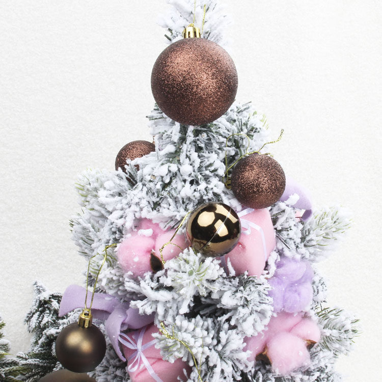 复古棕铜色闪粉圣诞球 咖啡色圣诞树装饰挂球4/6/8厘米挂球套装,淘宝优惠券,粉丝福利购,淘宝优惠卷