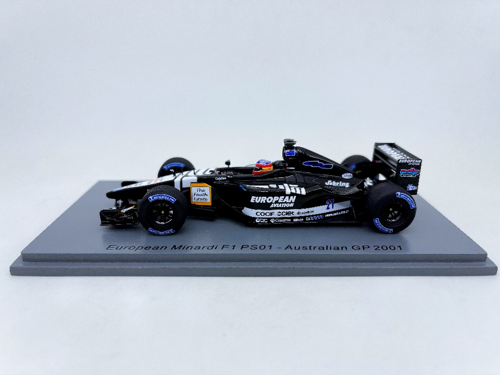 全新 SPARK F1车模 1/43 2001 PS01阿隆索澳大利亚-图0