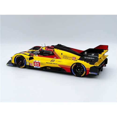全新 LookSmart F1 车模 1/18 2024 499P #83 勒芒 叶一飞车组 - 图2