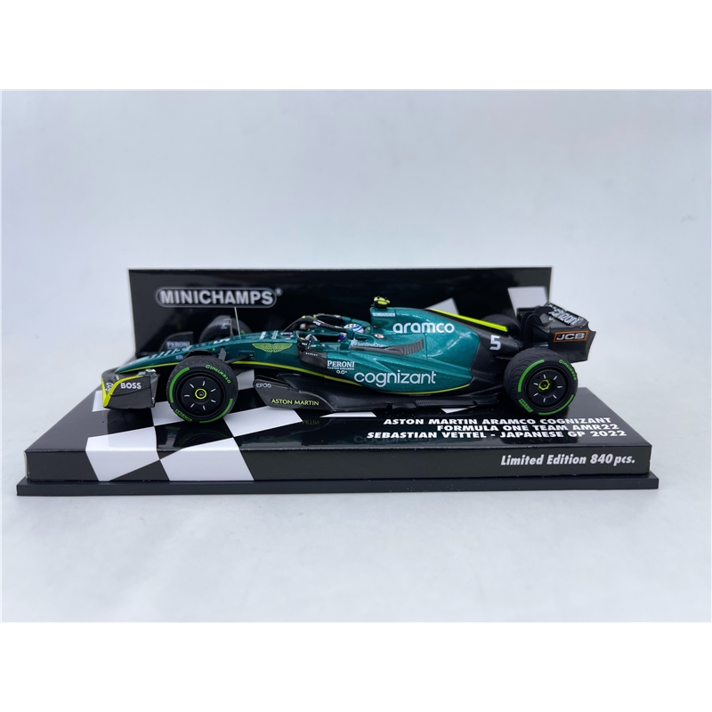 全新 迷你切 F1 车模 1/43 2022 AMR22 维特尔 日本 - 图1