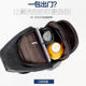 Top layer cowhide chest bag genuine leather bag shoulder bag multiple bags