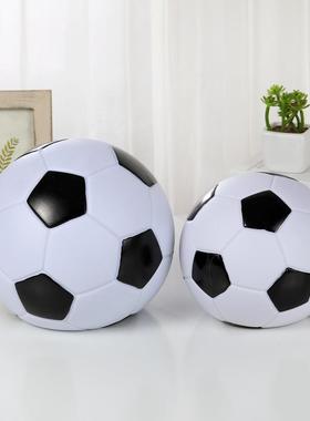创意搪胶防摔篮球足球存钱罐摆件