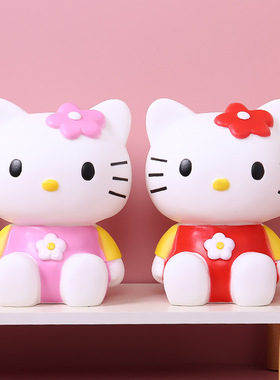 Hellokitty猫存钱罐摆件生日礼物