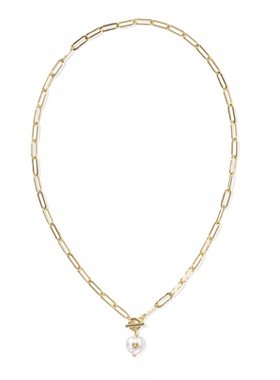 海外代购Kendra Scott（饰品）女士项链金色心形吊坠日常搭配
