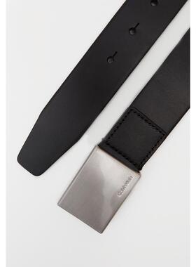 海外代购Calvin Klein/凯文克莱男士皮带百搭商务黑色板扣通勤