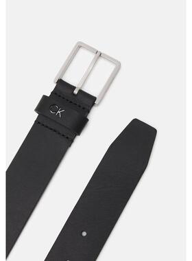海外代购Calvin Klein/凯文克莱男士腰带黑色针扣商务通勤