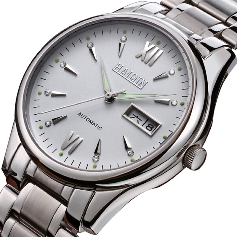 正品天王星手表男士夜光时尚 haiqin海琴国如国产腕表