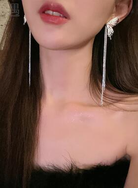 褶皱耳环玉都遇金属超仙